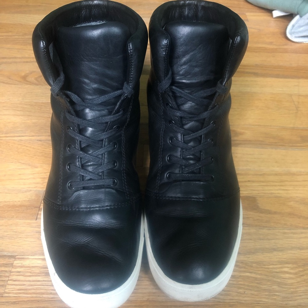 Leather High-Top Vince Sneakers